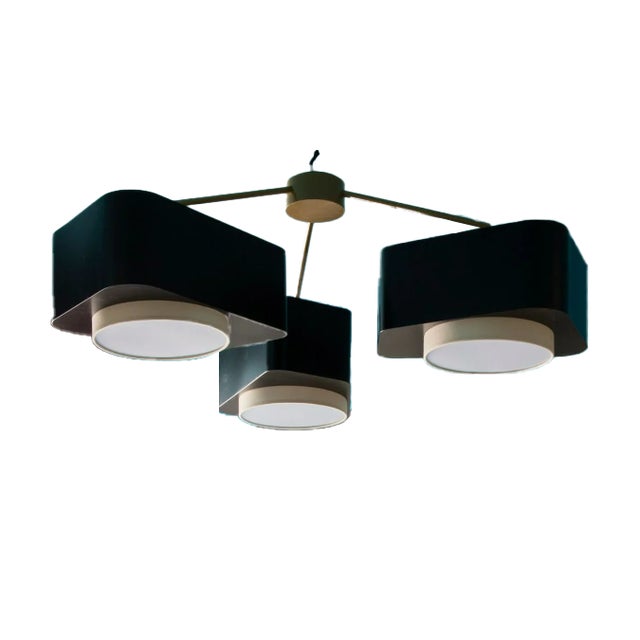 Carousel 3 Arm Suspension Lamp by Utu Soulful Lighting For Sale