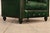 Wood Chesterfield Style Polo Green Tufted Leather Club Chair For Sale - Image 7 of 18