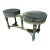 Mid 20th Century Swedish, Gustavian Style Double Seat Painted Piano Bench For Sale