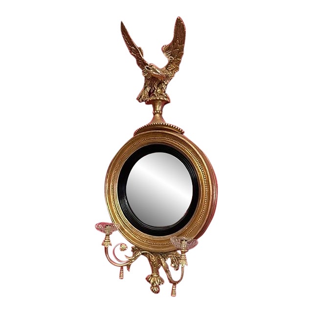 Eagle Convex Mirror - Colonial Williamsburg Reproduction For Sale