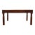 Vintage Rajasthani Style Carved Wood & Glass Dining Table For Sale