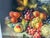 Large Vintage Original P. Loosestrife Still Life Fruit Grapes Oil Painting For Sale - Image 10 of 13