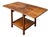 Mid-Century Modern Burr Walnut and Oak Drop Leaf Coffee Table, 1960s For Sale
