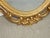 Vintage Syroco French Provincial Ornate Gold Oval Mirror ~ Hollywood Regency For Sale - Image 10 of 12