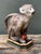 Late 20th Century Vintage Glazed Ceramic Monkey Pitcher For Sale - Image 5 of 12