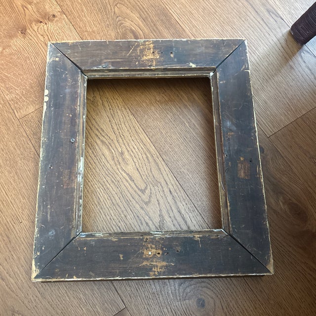 This is a stunning heavily ornate gilt Wood and Gesso frame from the Victorian or Aestetic Movement time. Ornate Gold...