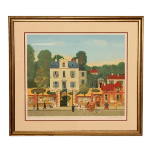 Michel Delacroix 'Bonjour Mr. Rousseau' Framed Limited Edition Print