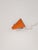 1960's Danish Mid-Century Modern Orange Metal Cone Wall Sconce For Sale In New York - Image 6 of 8