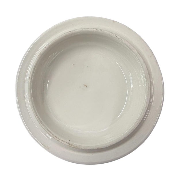 1950s Mid 20th Century "Cookies All Over" Ceramic Cookie Jar With Walnut Finial Lid For Sale - Image 5 of 6