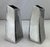 1990s 1990s Vintage Modern Aluminum Vases- Set of 2 For Sale - Image 5 of 10