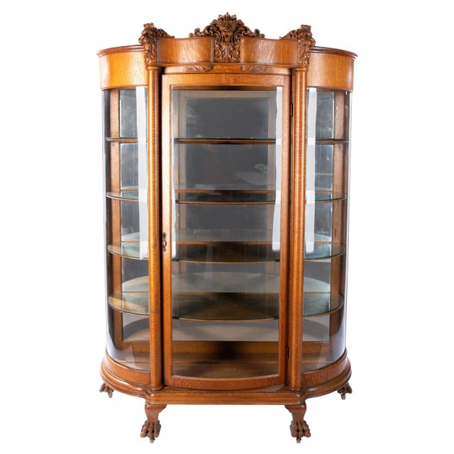 Late 19th Century Horner Tiger Maple Cabinet For Sale - Image 13 of 13