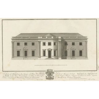 Residence of Count Moritz Von Fries, 1800, Paper For Sale