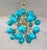 Italian 21st Century Tiffany Blue Murano Pinocchio Chandelier by Fabio LTD For Sale - Image 3 of 7