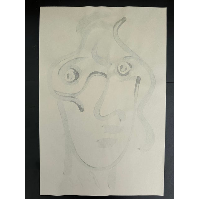 Peter Keil Peter Keil Abstract Face Painting For Sale - Image 4 of 4