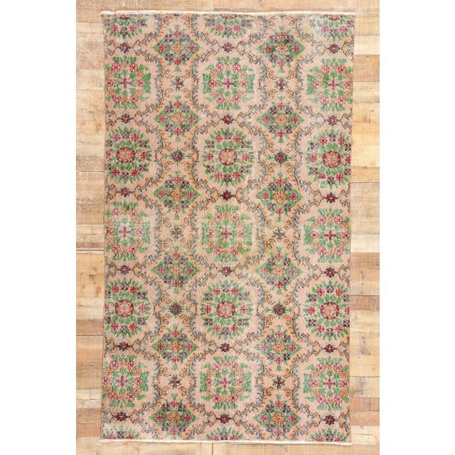 Vintage Turkish Sivas Rug - 05'00 x 06'07 For Sale - Image 9 of 9