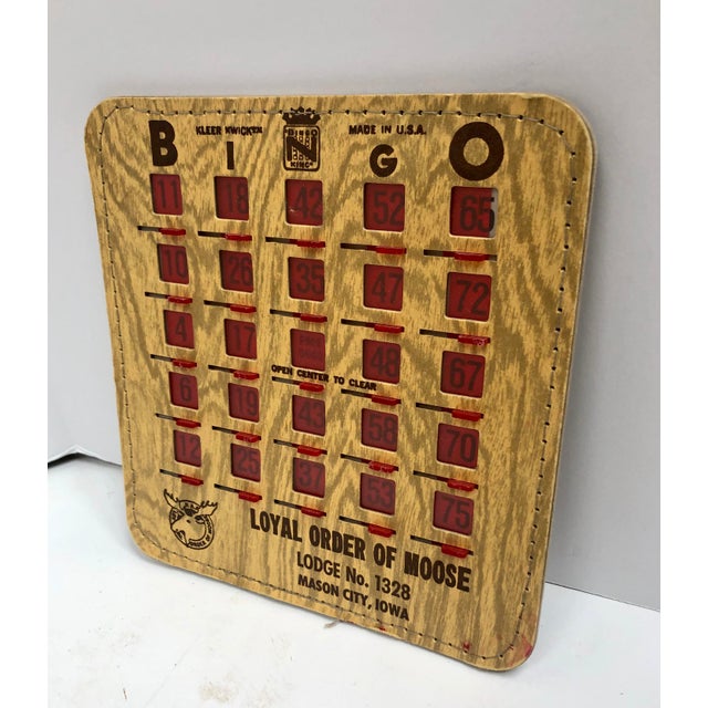 Midcentury Reusable Bingo Cards Set of 18 Chairish
