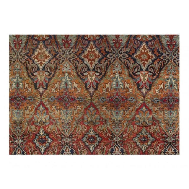 Antique Navy Blue Persian Kerman Rug D12722, Country of Origin / Rug Type: Persian Rugs, Circa Date: 1880 – The...