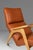 Rare Mid-Century Modern Sculptural Lounge Chair & Ottoman in Oak & Italian Leather in the Manner of Adrian Pearsall, Usa, C. 1960s For Sale - Image 14 of 18
