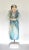 An original sculpture signed by Jacque Tatum (1926-2011) of a fairy in shades of blue. Plaster over mixed substances. The...