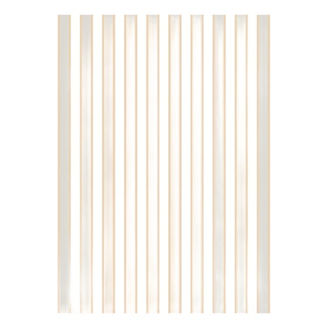 The House of Scalamandré Piano Stripe | Wallcovering Wallpaper, Flax For Sale