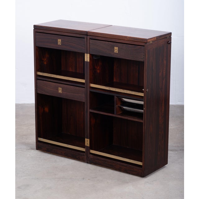 Dyrlund Danish Captains Bar by Reno Wahl Iversen for Dyrlund, 1960s For Sale - Image 4 of 14