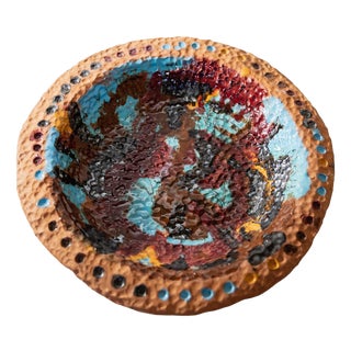Vintage Studio Pottery Bowl, 1970s For Sale