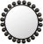 Circles on circles on circles, this round wall mirror reflects the sophistication of the home in which it resides. Crafted...