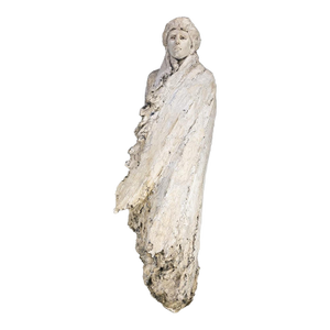 Vintage Woman Plaster Sculpture