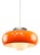 Large Space Age Orange Best Pendant from Guzzini, 1970s For Sale