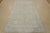 Farmhouse Tabriz Rug 6’6” X 9’3” Beige Wool Vintage Distressed Hand-Knotted Carpet For Sale - Image 3 of 15