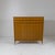 Ash wood highboard with turned brass handles, Italian production from the 1950s. It features three lower doors with shelf...