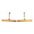 Restoration Hardware Gallery Antiqued Brass Picture Lights, Pair For Sale