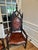 Gothic Pair of Antique Victorian Gothic Revival High-Back Walnut Armchairs — C. 1870–1885 For Sale - Image 3 of 7