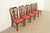 Baker Furniture Style Queen Anne Solid Walnut Dining Chairs, Set of Five For Sale - Image 13 of 13