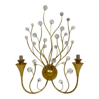 Currey & Company Two-Light Wall Sconce For Sale