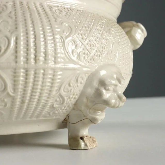 Ceramic Tureen with Oval Plate in Earthenware For Sale - Image 7 of 12