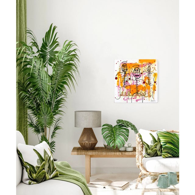 Textile "Three Good Men" Original Artwork by Soren Grau For Sale - Image 7 of 10