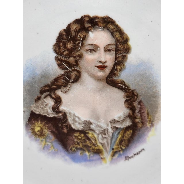 Saint Amand Earthenware Plates King Queens Favorites of France, Set of 12 For Sale - Image 10 of 15