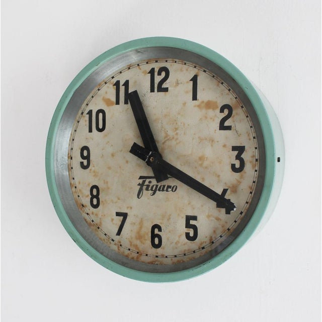 Industrial Clock from Zbrojovka Factory, Brno, 1950s For Sale - Image 6 of 18