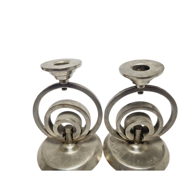 Art Deco Candleholder, Germany, 1970s, Set of 2 For Sale - Image 18 of 18