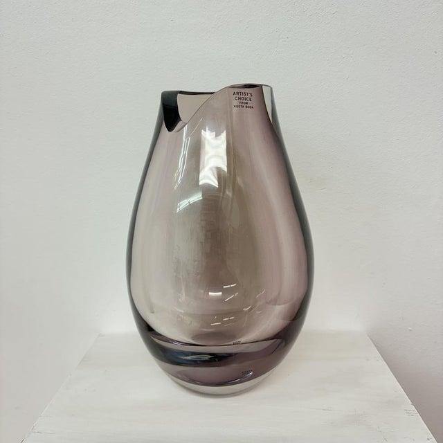 Art Glass Opus Vase by Göran Wärff for Kosta Boda, 2006 For Sale - Image 11 of 18