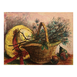 1973 Jacques Lalande Still Life Lithograph