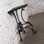 Early 20th Century Early 20th Century Art Deco Italianate Demilune Table Black Painted Hand Wrought Iron Base For Sale - Image 5 of 18