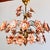 Brown 1980s Italian Murano Style Brown Floral Chandelier – Glass Flower Bouquet For Sale - Image 8 of 17