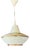 Mid-Century UFO Pendant Light in Opaline Glass, 1960s For Sale