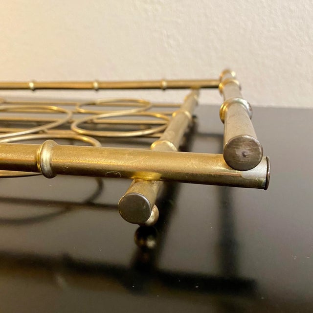 1960s Culver Paisley Old Fashioned Drinking Glasses With Ice Bucket and Serving Tray Set- 10 Pieces For Sale - Image 9 of 11