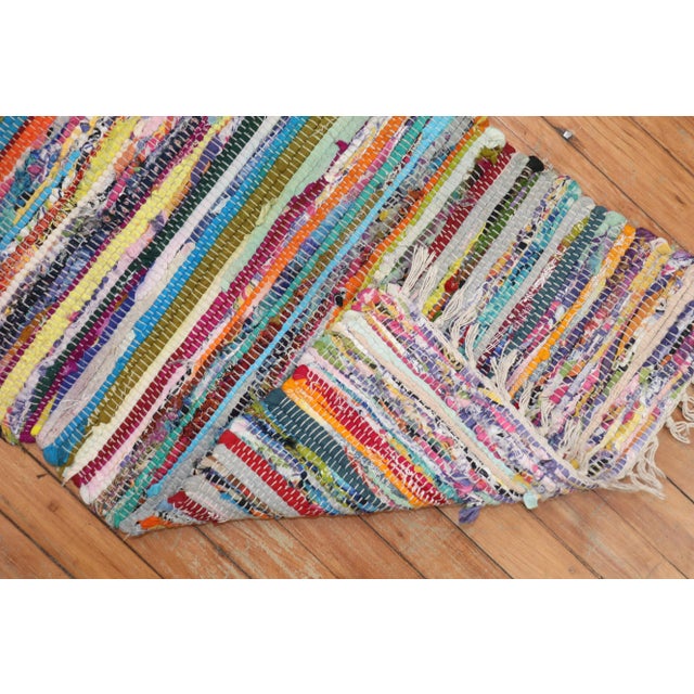 American Braid Rug, 1'9'' X 2'6'' For Sale - Image 4 of 9