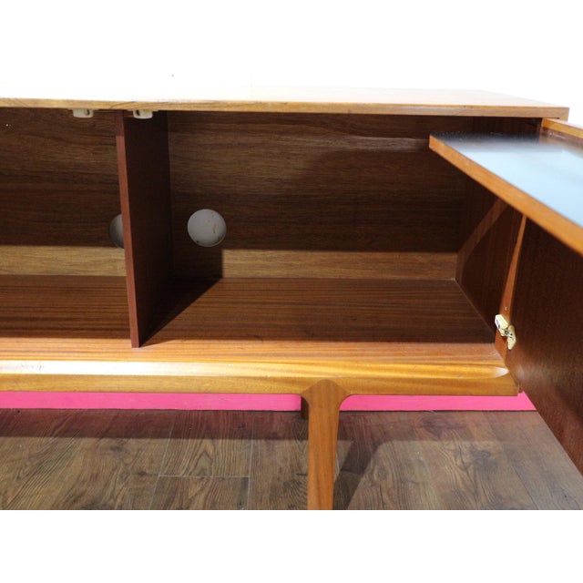 1960s Mid Century Modern Vintage Teak Credenza Sideboard by McIntosh For Sale - Image 9 of 15
