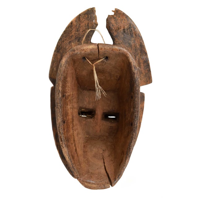 Early 20th Century Yaure Baule Portrait Mask Cote d'Ivoire For Sale - Image 4 of 5