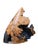 An extraordinary signed and dated 1990 wood sculpture, showcasing the remarkable beauty of natural wood transformed into...